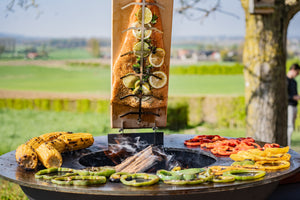 Zalm op de plancha bbq