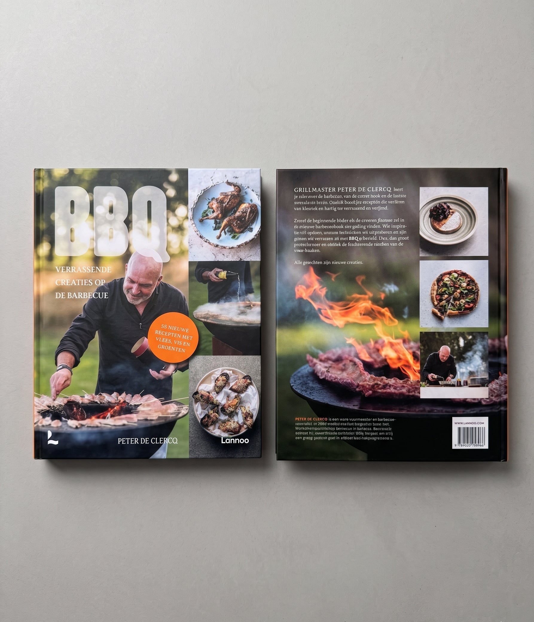 Boek 'BBQ - Verrassende creaties op de barbecue' van Peter de