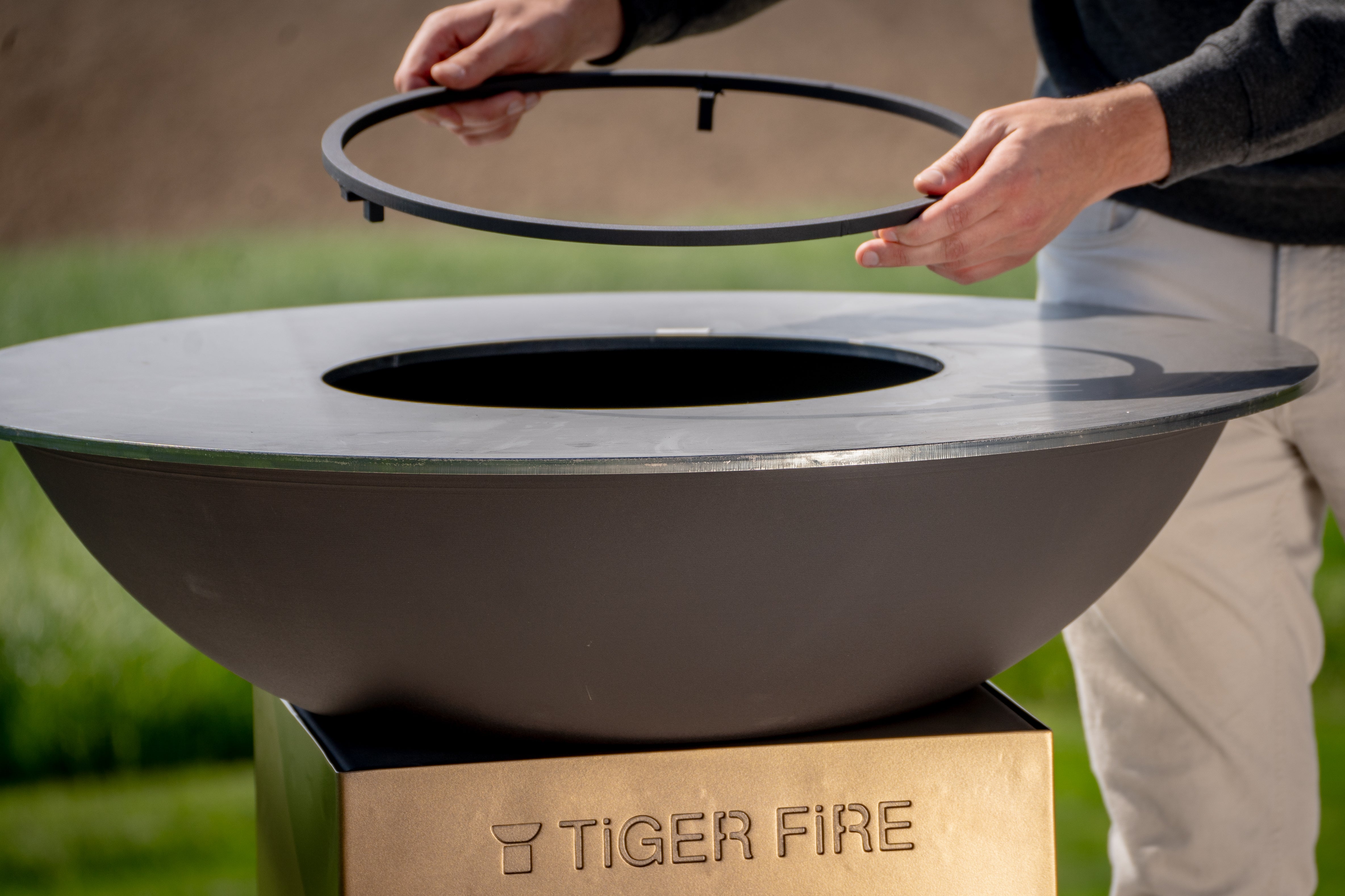 TIGER FIRE Food Bumper – pare-aliments pour votre brasero plancha