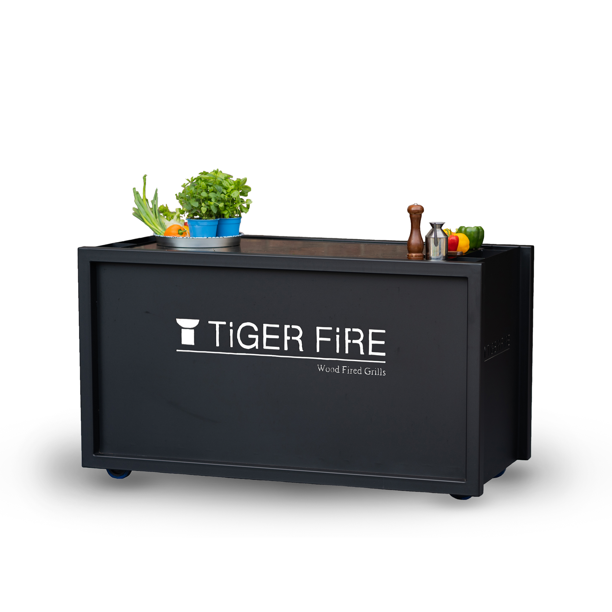 TIGER FIRE Mise en Place Black Belgian Blue Stone - GRATIS VERZENDING