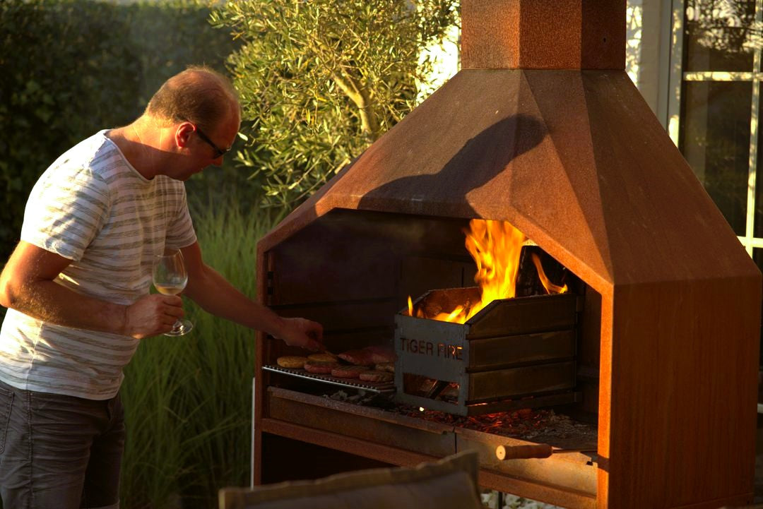 TiGER FiRE BRAAI Cortenstaal - GRATIS VERZENDING