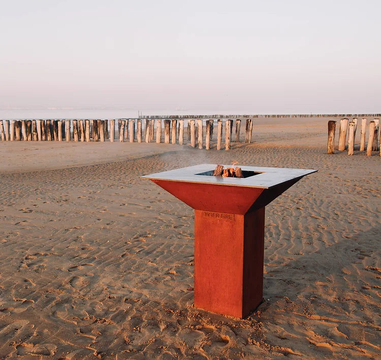 TiGER FiRE SQUARE Corten steel - FREE SHIPPING